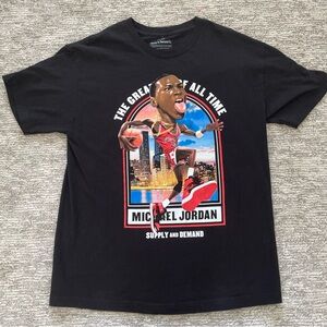 Michael Jordan Supply & Demand Co Men’s Large T Shirt Graphic Print GOAT Bulls